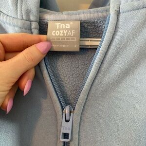 Tna CozyAF Fleece Zip-Up Jacket and Jogger Set